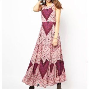 Free People You Made My Day Printed Maxi Dress.